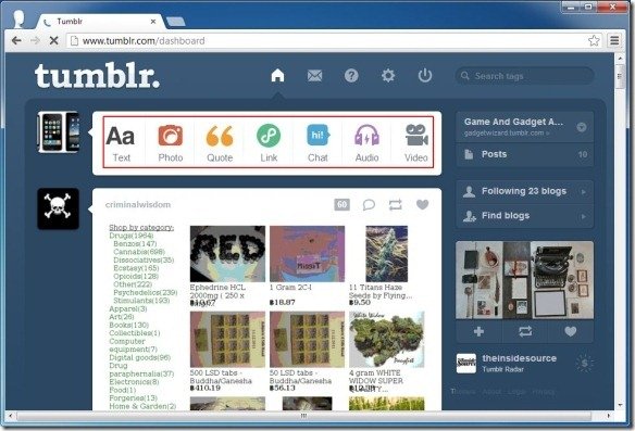 url tumblr backgrounds PowerPoint Content Blog Tumblr How To Post  With And
