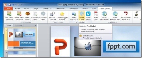 Prezi in PowerPoint With SlideDynamics PowerPoint Addin | PowerPoint ...