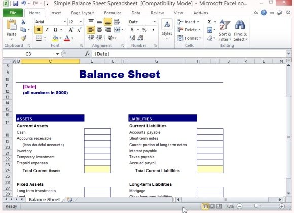 simple-balance-sheet-template-for-excel-powerpoint-presentation