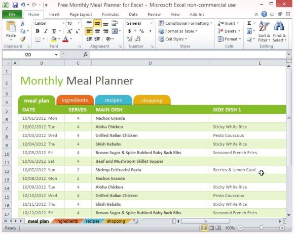 microsoft excel templates for mac