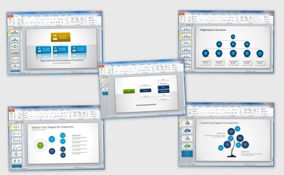 powerpoint organizational chart template