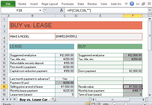 Lease vs buy calculator bmw #5