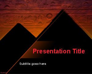 Ancient Egypt Templates Powerpoint