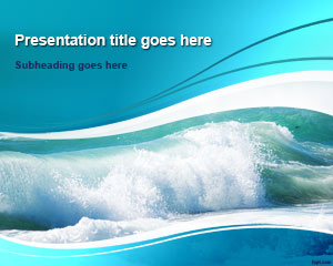 Ocean Waves PowerPoint Template