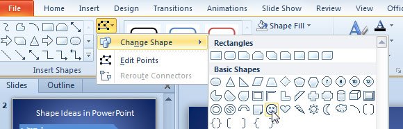 Original ideas for powerpoint internal slides using shapes powerpoint 