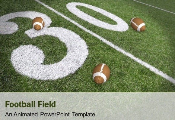 Animated Super Bowl PowerPoint template NFL